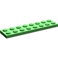 Lego destička 2x8, světle zelená (4171974)